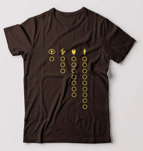 Load image into Gallery viewer, The Rings of Power T-Shirt for Men-S(38 Inches)-Coffee Brown-Ektarfa.online
