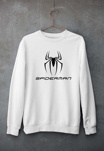 Spiderman Unisex Sweatshirt for Men/Women-White-Ektarfa.online
