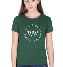 Load image into Gallery viewer, Wizarding World T-Shirt for Women-Dark Green-Ektarfa.online
