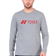 Load image into Gallery viewer, Yonex Full Sleeves T-Shirt for Men-Grey Melange-Ektarfa.online
