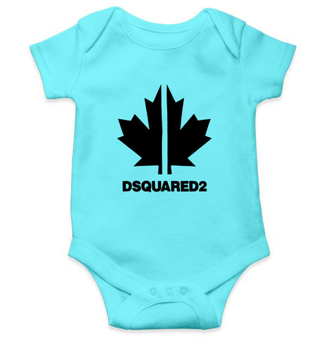 DSQUARED2 Kids Romper For Baby Boy/Girl-0-5 Months(18 Inches)-Sky Blue-Ektarfa.online