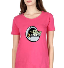Load image into Gallery viewer, Yoda Star Wars T-Shirt for Women-Pink-Ektarfa.online
