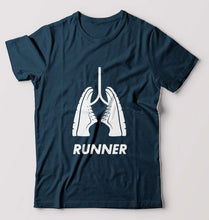 Load image into Gallery viewer, Runner Running T-Shirt for Men-Petrol Blue-Ektarfa.online
