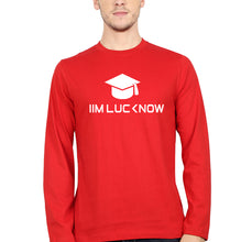 Load image into Gallery viewer, IIM L Lucknow Full Sleeves T-Shirt for Men-Red-Ektarfa.online
