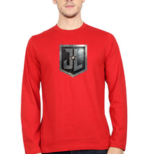 Load image into Gallery viewer, Justice League Full Sleeves T-Shirt for Men-Red-Ektarfa.online
