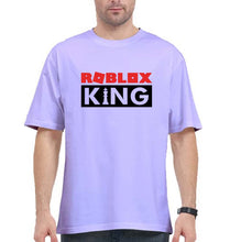 Load image into Gallery viewer, Roblox Oversized T-Shirt for Men-Lavender-Ektarfa.online
