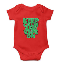 Load image into Gallery viewer, keep calm and vape on Kids Romper For Baby Boy/Girl-Red-Ektarfa.online
