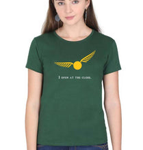 Load image into Gallery viewer, Harry Potter T-Shirt for Women-Dark Green-Ektarfa.online
