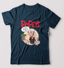 Load image into Gallery viewer, Popeye T-Shirt for Men-Petrol Blue-Ektarfa.online
