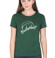 Load image into Gallery viewer, NBA Basketball T-Shirt for Women-Dark Green-Ektarfa.online
