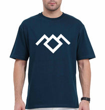 Load image into Gallery viewer, Owl Cave Twin Peaks Oversized T-Shirt for Men-Petrol Blue-Ektarfa.online
