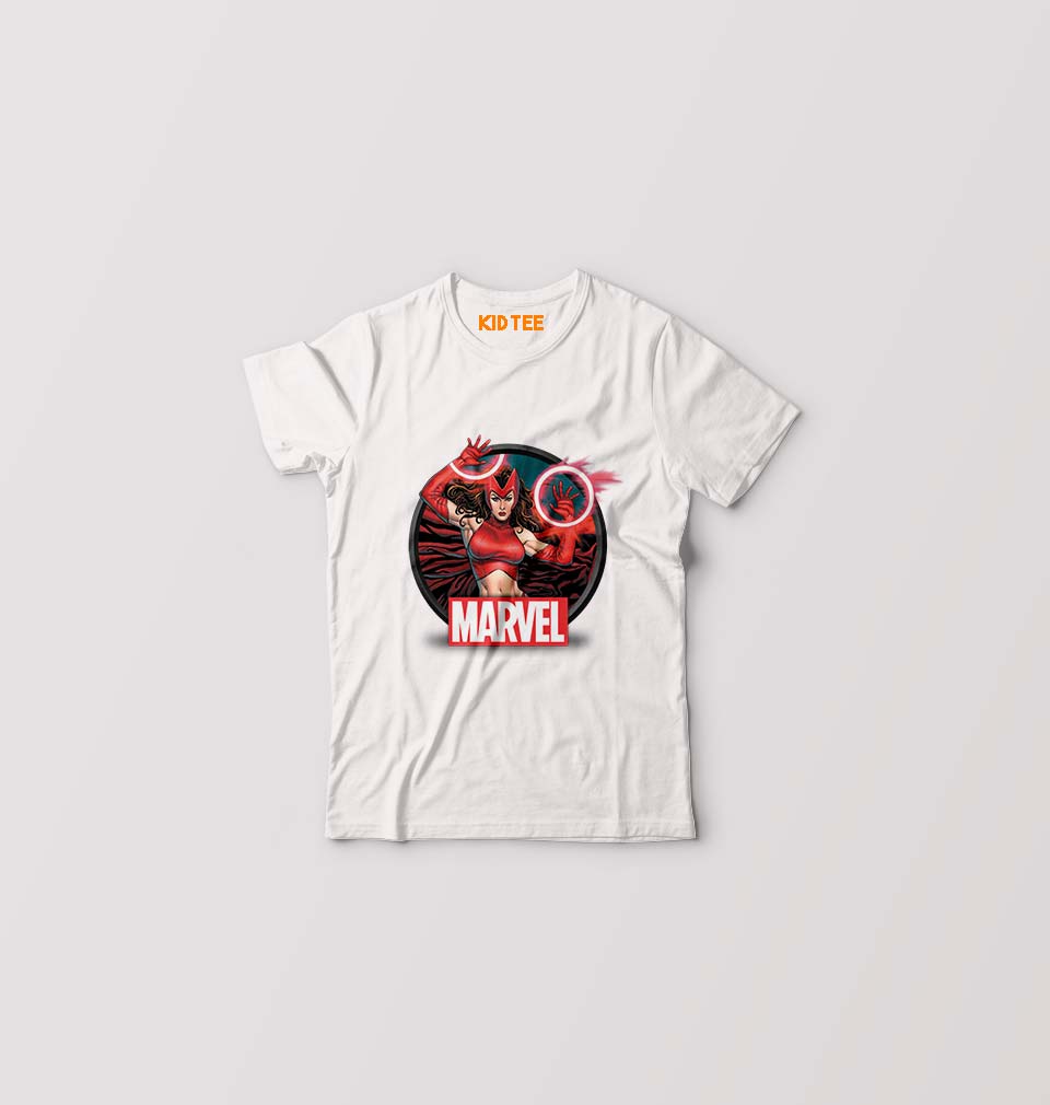 Scarlet Witch Wanda Kids T-Shirt for Boy/Girl-White-Ektarfa.online