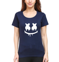 Load image into Gallery viewer, Marshmello T-Shirt for Women-Navy Blue-Ektarfa.online
