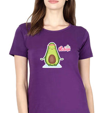 Load image into Gallery viewer, Avocado Relax T-Shirt for Women-Purple-Ektarfa.online
