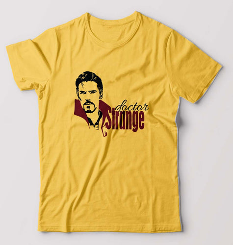Doctor Strange Superhero T-Shirt for Men-Golden Yellow-Ektarfa.online