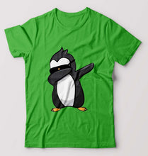 Load image into Gallery viewer, Dab Penguin T-Shirt for Men-flag green-Ektarfa.online
