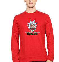 Load image into Gallery viewer, Rick and Morty Full Sleeves T-Shirt for Men-red-Ektarfa.online
