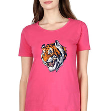Load image into Gallery viewer, Tiger T-Shirt for Women-Pink-Ektarfa.online
