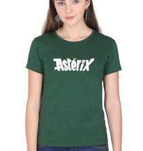 Load image into Gallery viewer, Asterix T-Shirt for Women-Dark Green-Ektarfa.online
