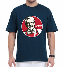 Load image into Gallery viewer, KFC Oversized T-Shirt for Men-Petrol Blue-Ektarfa.online
