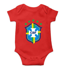 Load image into Gallery viewer, Brazil Football Kids Romper For Baby Boy/Girl-red-Ektarfa.online
