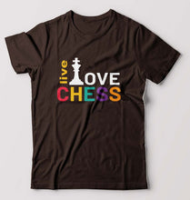 Load image into Gallery viewer, Chess Love T-Shirt for Men-Coffee Brown-Ektarfa.online
