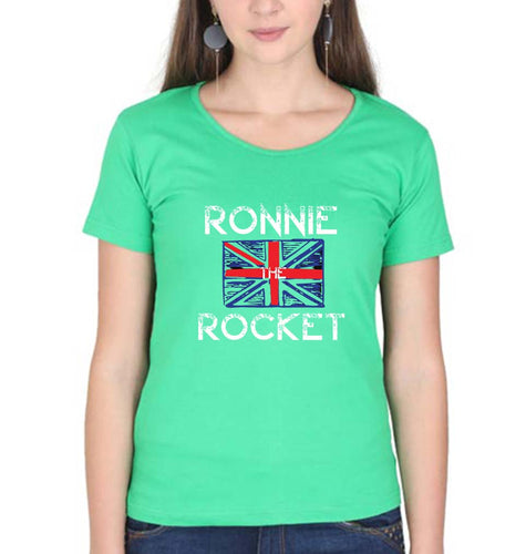 Ronnie O'Sullivan Snooker T-Shirt for Women-flag green-Ektarfa.online