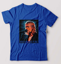 Load image into Gallery viewer, Kurt Cobain T-Shirt for Men-Royal Blue-Ektarfa.online
