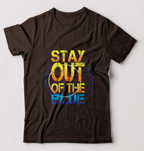 Load image into Gallery viewer, PUBG Stay Out Of The Blue T-Shirt for Men-Coffee Brown-Ektarfa.online
