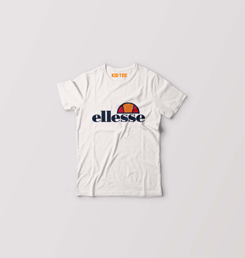 Ellesse Kids T-Shirt for Boy/Girl-White-Ektarfa.online