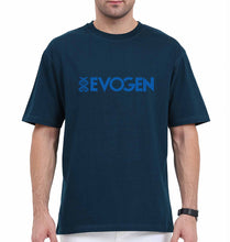 Load image into Gallery viewer, Evogen Oversized T-Shirt for Men-Petrol Blue-Ektarfa.online
