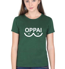 Load image into Gallery viewer, Oppai T-Shirt for Women-Dark Green-Ektarfa.online
