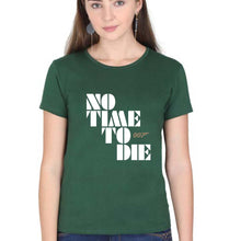 Load image into Gallery viewer, No Time To Die James Bond 007 T-Shirt for Women-Dark Green-Ektarfa.online
