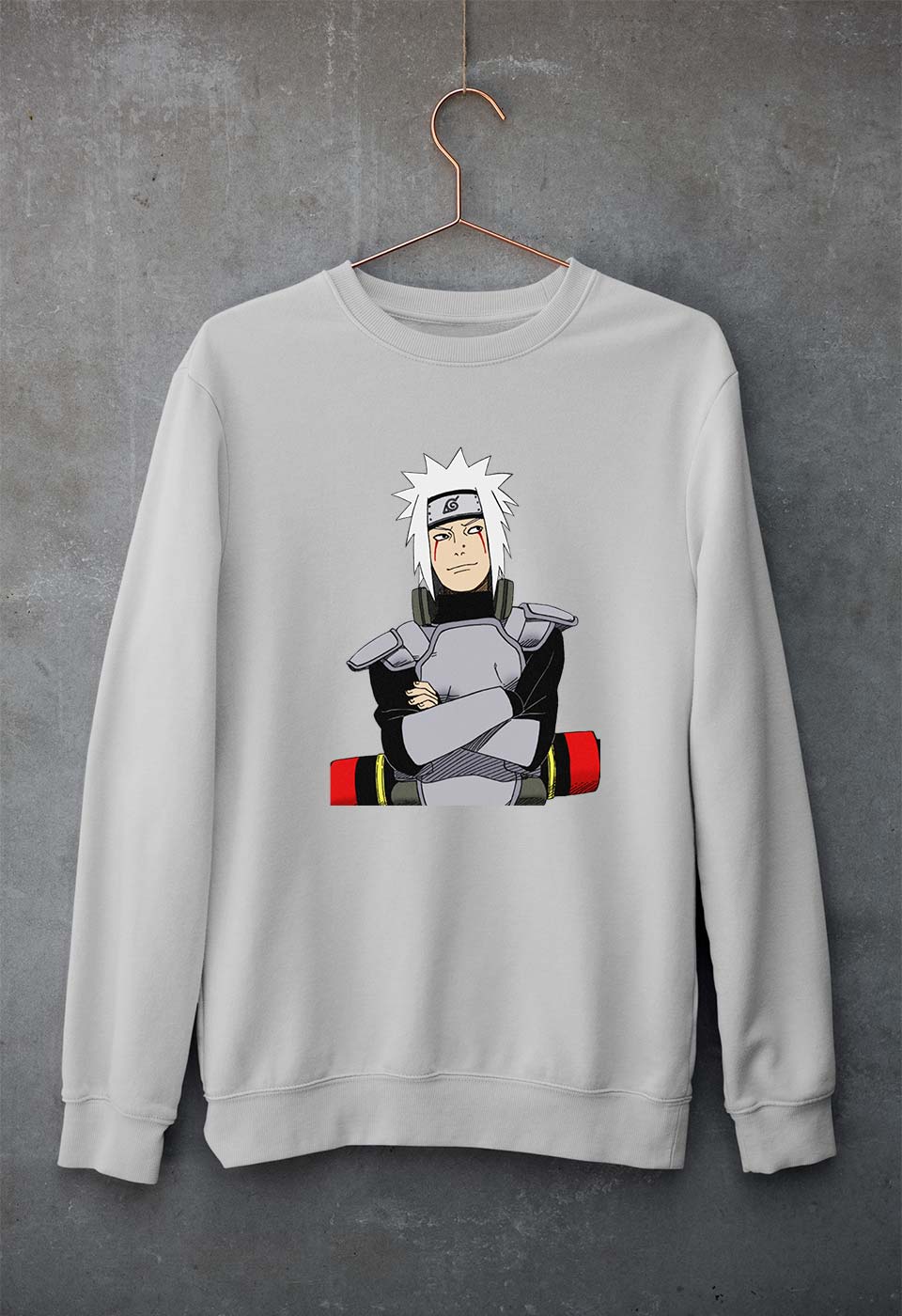 Jiraiya Unisex Sweatshirt for Men/Women-Grey Melange-Ektarfa.online