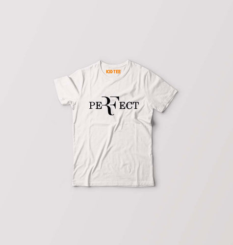 Roger Federer Perfect Kids T-Shirt for Boy/Girl-White-Ektarfa.online