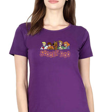 Load image into Gallery viewer, Scooby Doo T-Shirt for Women-Purple-Ektarfa.online
