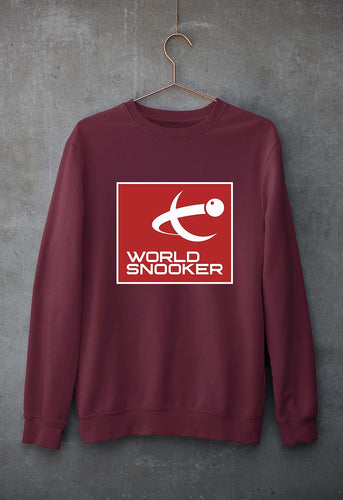 World Snooker (WST) Unisex Sweatshirt for Men/Women-Maroon-Ektarfa.online