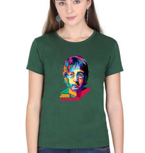 Load image into Gallery viewer, John Lennon T-Shirt for Women-Dark Green-Ektarfa.online
