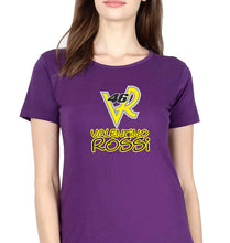 Load image into Gallery viewer, Valentino Rossi(VR 46) T-Shirt for Women-Purple-Ektarfa.online
