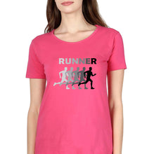 Load image into Gallery viewer, Runner Running T-Shirt for Women-Pink-Ektarfa.online
