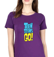 Load image into Gallery viewer, Teen Titans Go! T-Shirt for Women-Purple-Ektarfa.online
