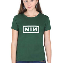 Load image into Gallery viewer, Nine Inch Nails T-Shirt for Women-Dark Green-Ektarfa.online
