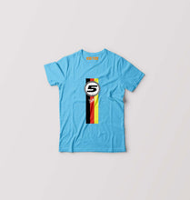 Load image into Gallery viewer, Sebastian Vettel F1 Kids T-Shirt for Boy/Girl-Light Blue-Ektarfa.online
