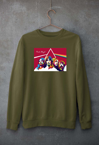 Pink Floyd Unisex Sweatshirt for Men/Women-Olive Green-Ektarfa.online