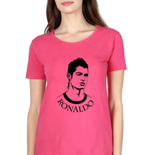 Load image into Gallery viewer, Cristiano Ronaldo CR7 T-Shirt for Women-Pink-Ektarfa.online
