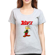 Load image into Gallery viewer, Asterix T-Shirt for Women-Grey Melange-Ektarfa.online
