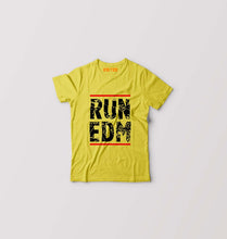 Load image into Gallery viewer, RUN EDM Kids T-Shirt for Boy/Girl-Yellow-Ektarfa.online
