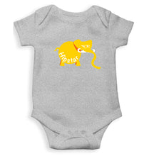 Load image into Gallery viewer, Hipster Elephant Kids Romper For Baby Boy/Girl-0-5 Months(18 Inches)-Grey-Ektarfa.online
