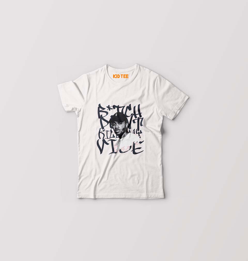 Kendrick Lamar Kids T-Shirt for Boy/Girl-White-Ektarfa.online