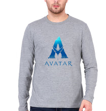 Load image into Gallery viewer, Avatar Full Sleeves T-Shirt for Men-Grey Melange-Ektarfa.online
